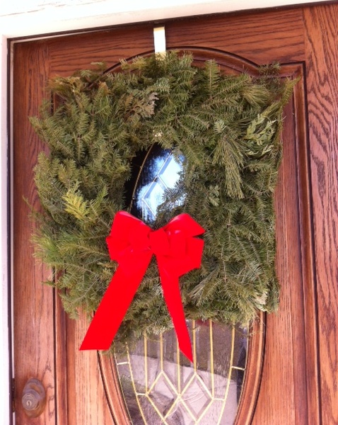 cropped wreath