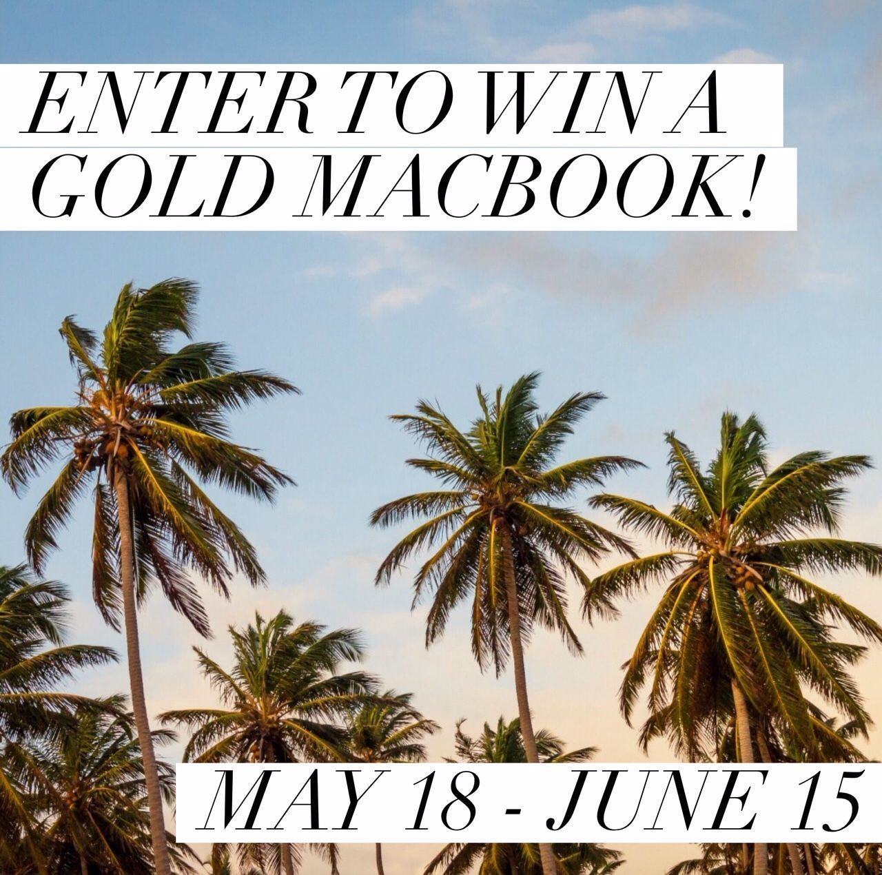 Gold Macbook Giveaway