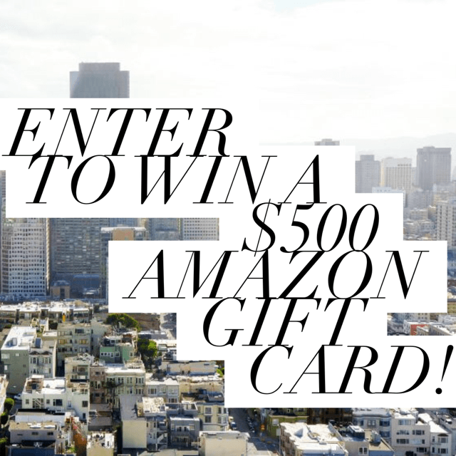#Giveaway: $500 Amazon Gift Card or Cash!