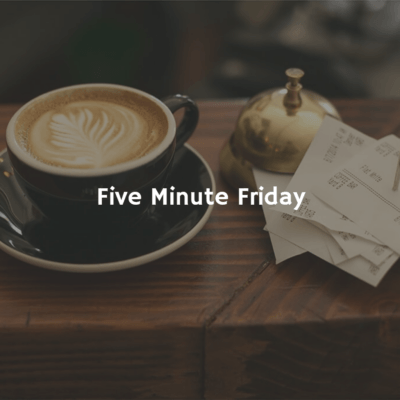 Five Minute Friday: What is "together"?