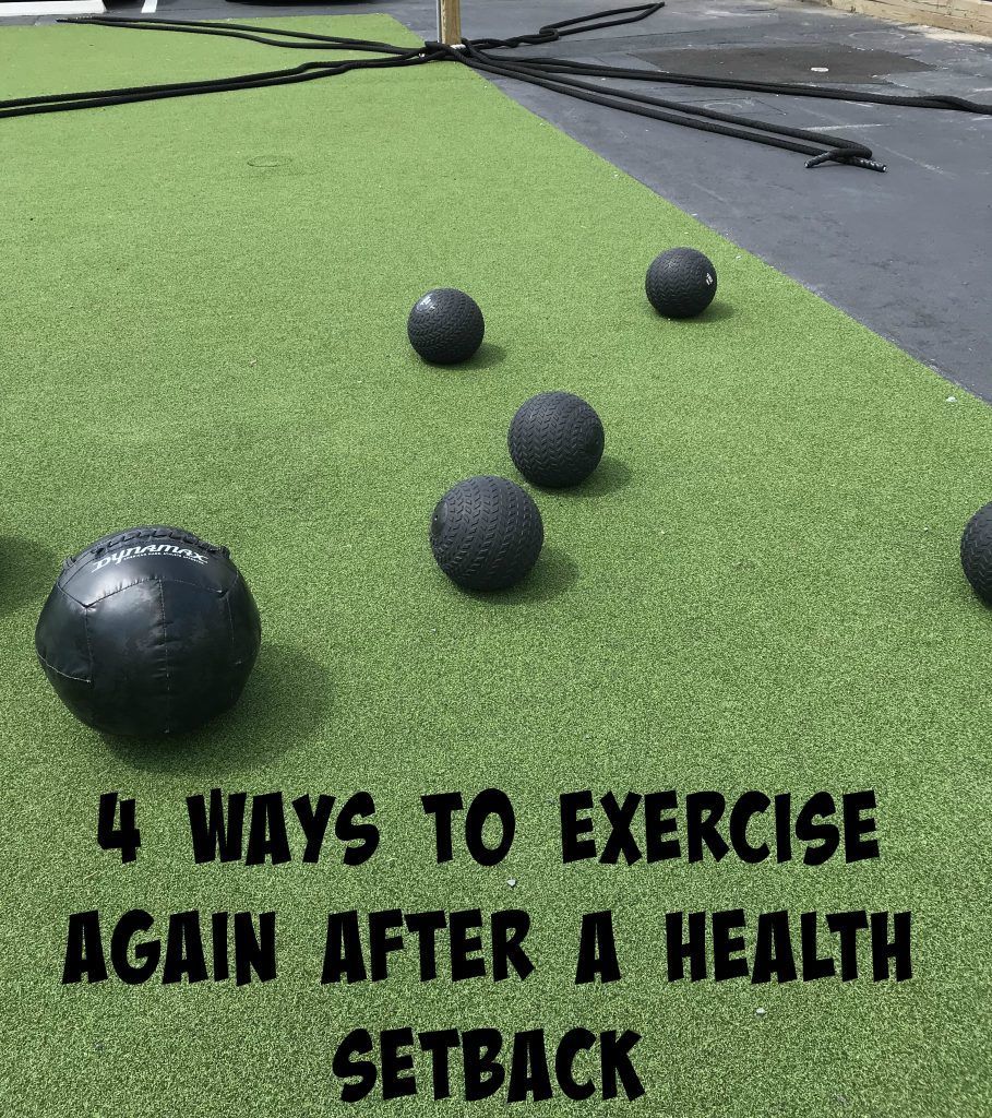 Exercise again after a health setback
