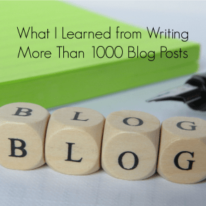 lessons from blogging