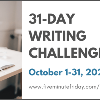 ESTABLISH: 31 days of 5-minute free writes
