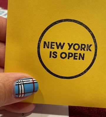 New York is open text